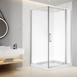 1000*1000*1900mm Swing Door Square Shower Box